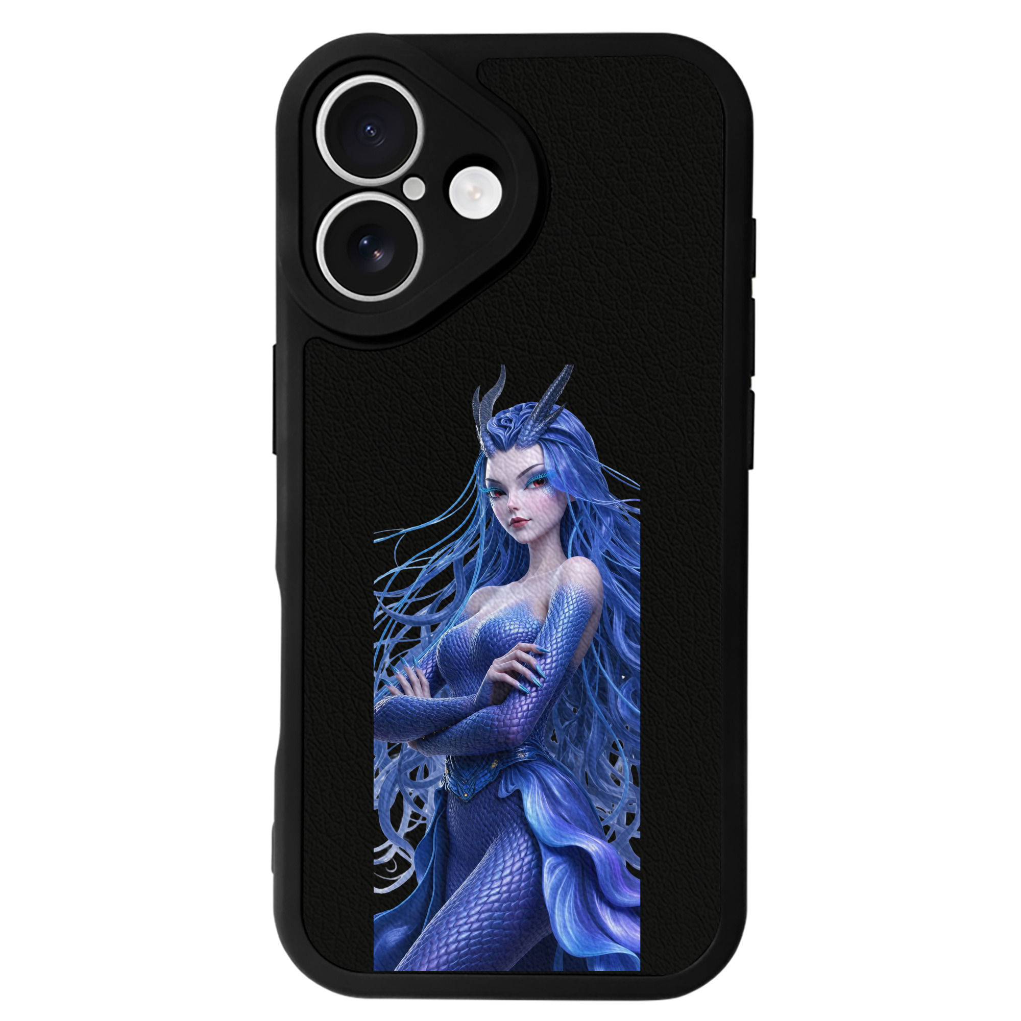 （画像用） Ne Zha 2 ナタ 魔童の大暴れ 【iPhone 16シリーズ対応】シリコンスマホケース（レザー調） 材質：シリコン